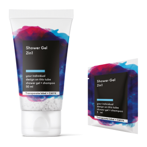 żel pod prysznic z logo